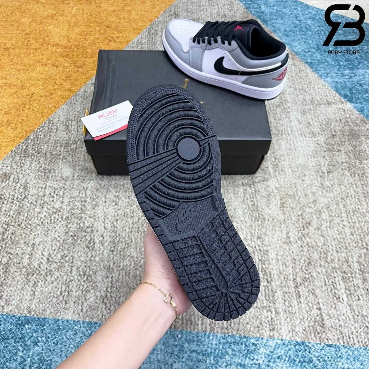 Giày Air Jordan 1 Low Light Smoke Grey Xám Khói Rep 1 1