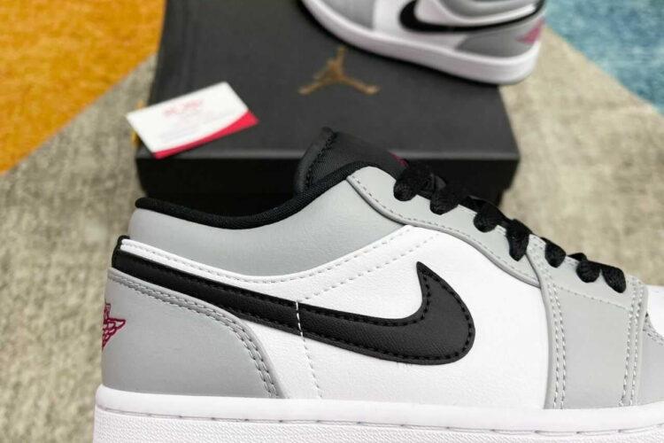 Giày Air Jordan 1 Low Light Smoke Grey Xám Khói Rep 1 1