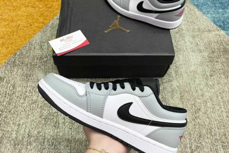 Giày Air Jordan 1 Low Light Smoke Grey Xám Khói Rep 1 1