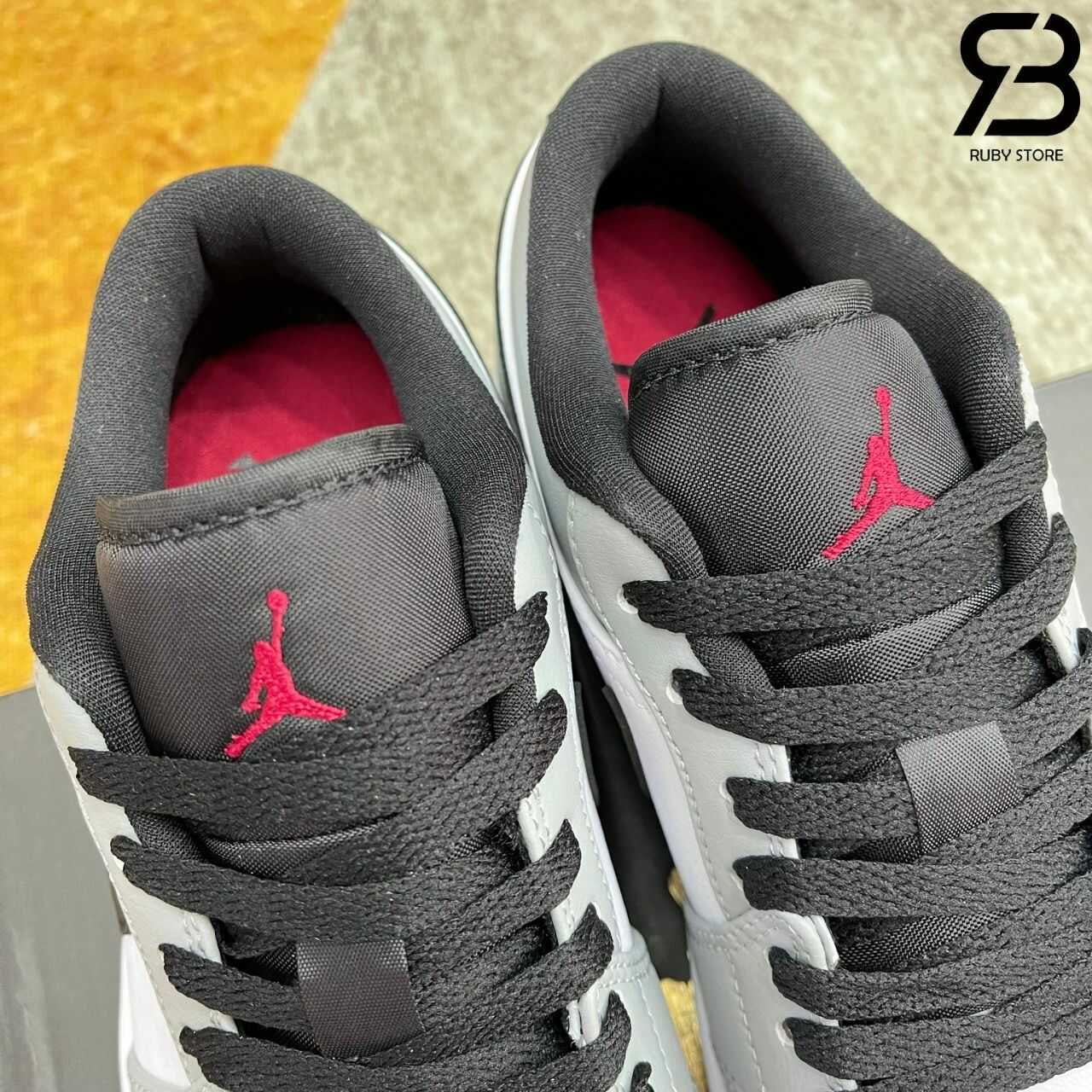 Giày Air Jordan 1 Low Light Smoke Grey Xám Khói Rep 1 1