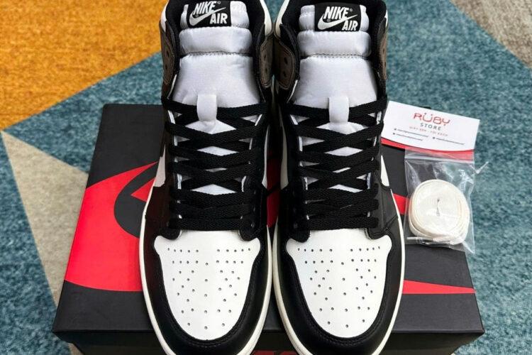 Giày Jordan 1 Retro High Dark Mocha đen Nâu