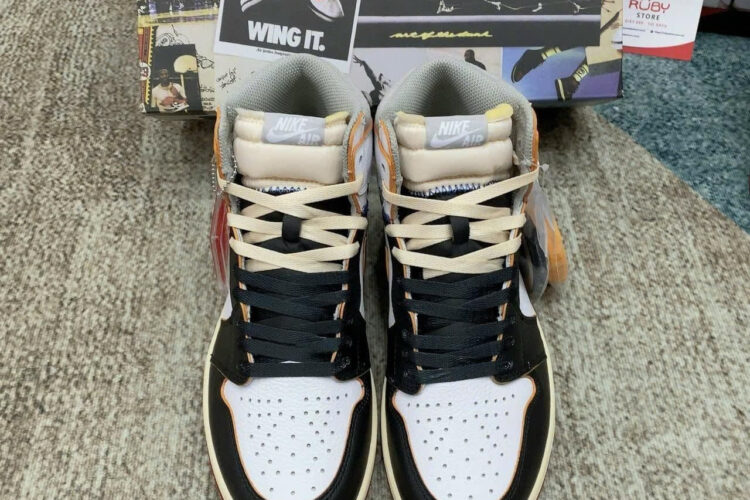 Giày Jordan 1 Retro High Union Los Angeles Black Toe