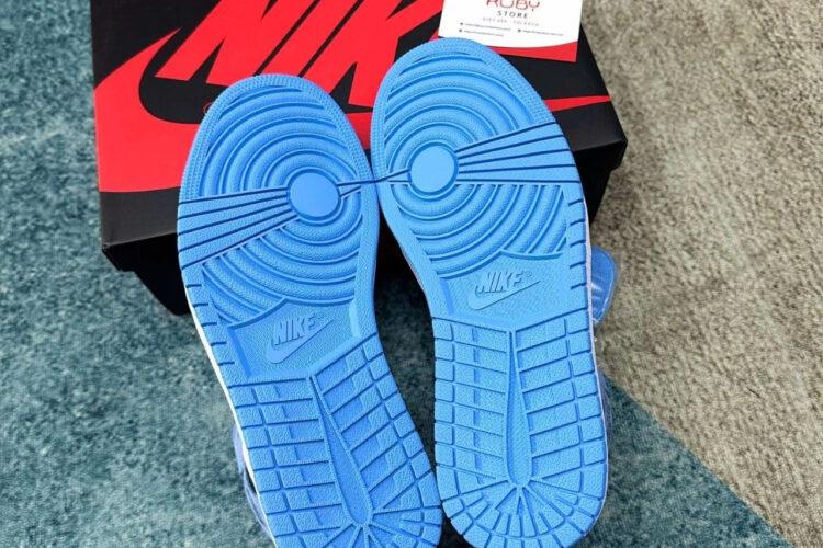 Giày Jordan 1 High University Blue trắng xanh dương