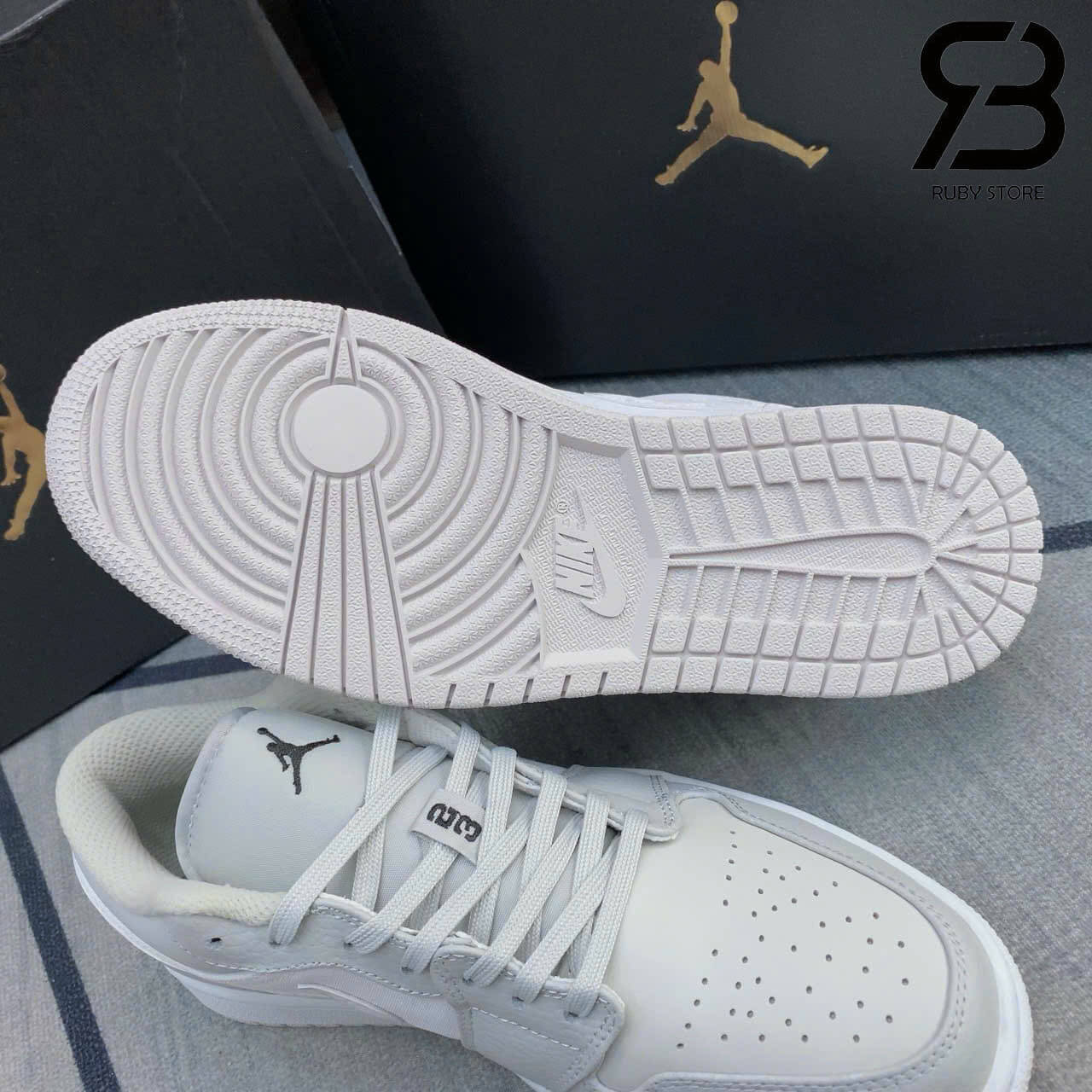 Hình ảnh chi tiết mẫu Jordan Camo cổ thấp Rep 1:1 tại Ruby Store