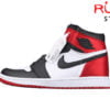 Giày Jordan 1 Retro High Satin Black Toe Trắng Đen Đỏ