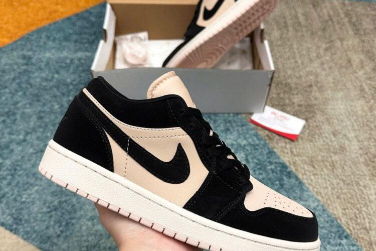 Giày Air Jordan 1 Low Guava Ice đen hồng