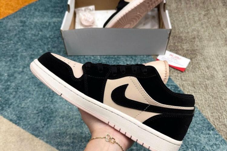 Giày Air Jordan 1 Low Guava Ice đen hồng