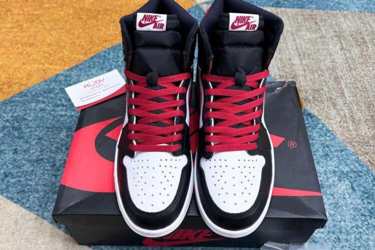 Giày Jordan 1 High Black Gym Red đen trắng đỏ