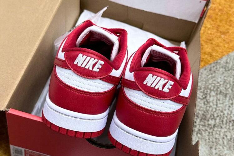 Giày Nike SB Dunk Low University Red Trắng Đỏ