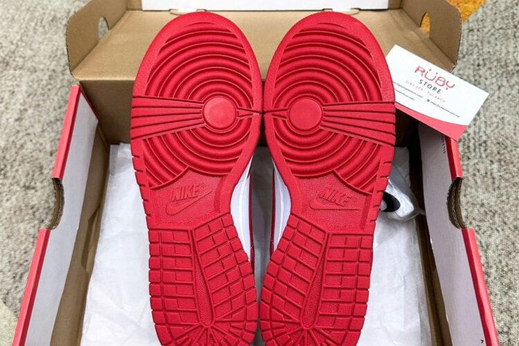 Giày Nike SB Dunk Low University Red Trắng Đỏ