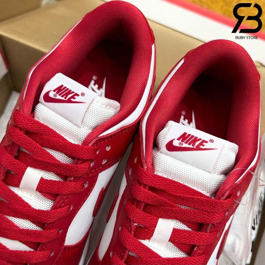 Giày Nike SB Dunk Low University Red Trắng Đỏ