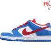 Giày Nike SB Dunk Low Doreamon Xanh Đỏ