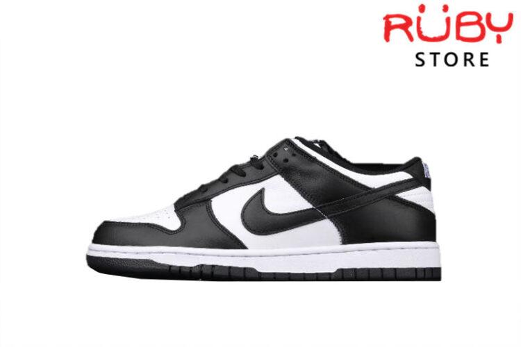 Giày Nike Dunk Low Retro White Black (2021) Trắng Đen