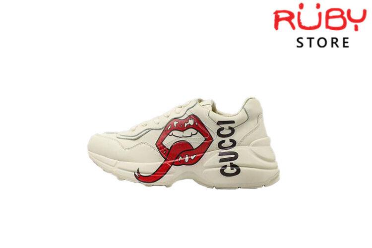Giày Gucci Rhyton sneaker with Mouth print