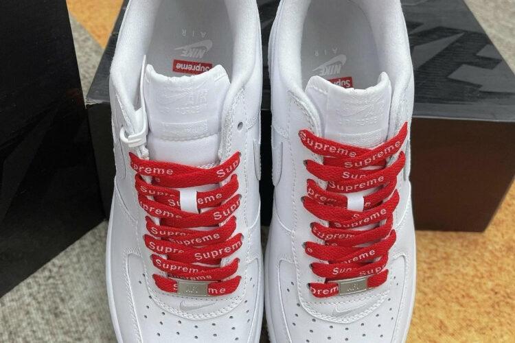 Giày Nike Air Force 1 Low Supreme White Trắng