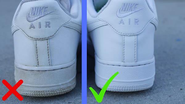 Làm gì nếu Nike Air Force One chuyển sang màu vàng?