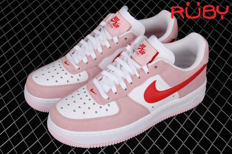 Giày Air Force 1 Low Love Letter Hồng Đỏ