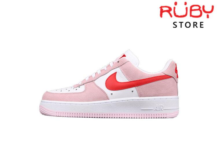 Giày Air Force 1 Low Love Letter Hồng Đỏ
