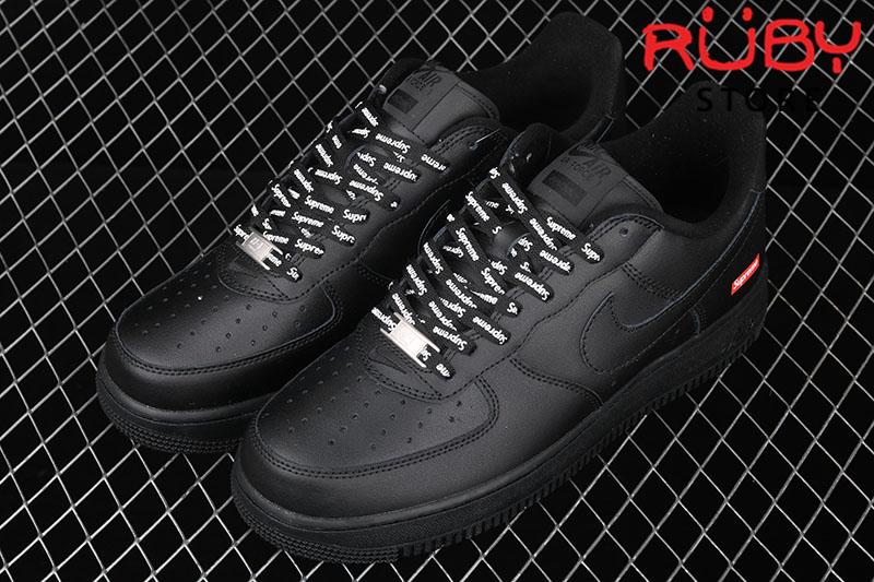 Giày Nike Air Force 1 Low Supreme Black Đen