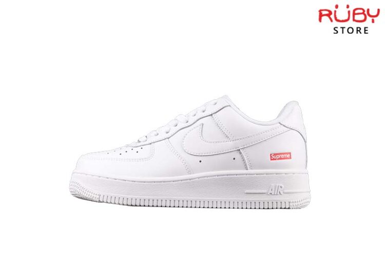 Giày Nike Air Force 1 Low Supreme White Trắng