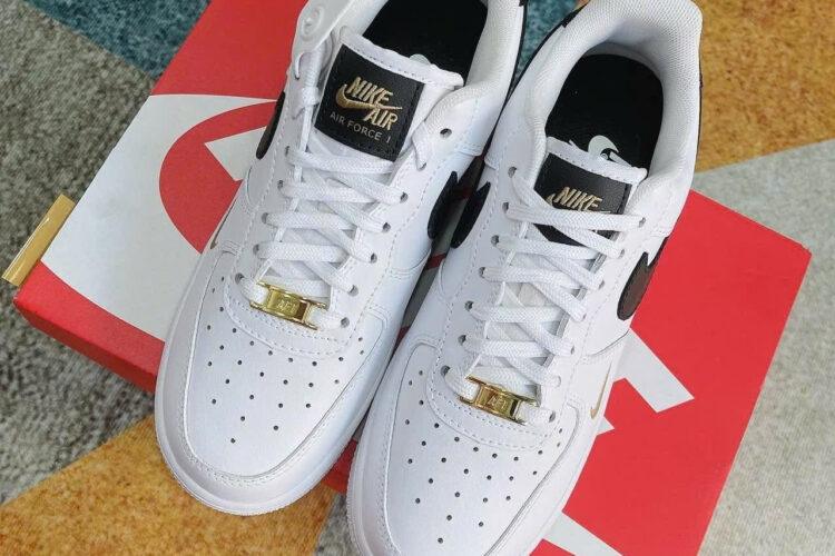 Giày Nike Air Force 1 Low 07 Essential White Black Gold