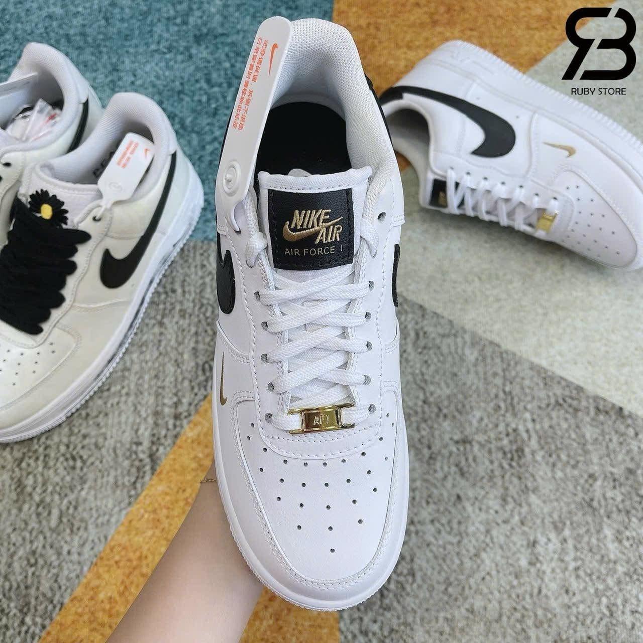 Giày Nike Air Force 1 Low 07 Essential White Black Gold