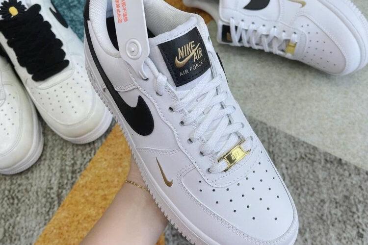 Giày Nike Air Force 1 Low 07 Essential White Black Gold
