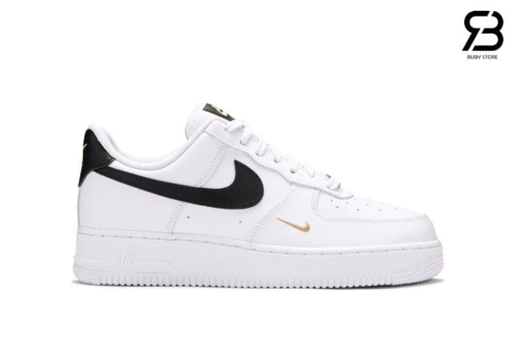 Giày Nike Air Force 1 Low 07 Essential White Black Gold trắng vàng Rep 1 1