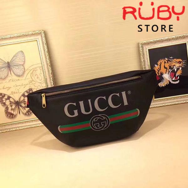 Túi Gucci Print Belt Bag Vintage Logo Medium