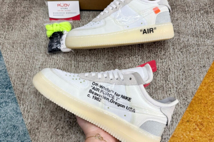Giày Off-White x Nike Air Force 1 Low Trắng
