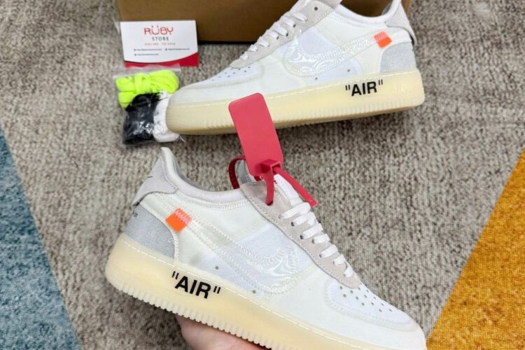 Giày Off-White x Nike Air Force 1 Low Trắng