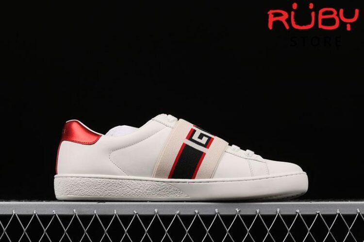 Giày Gucci Ace Stripe Ivory Replica 1:1 Cao Cấp