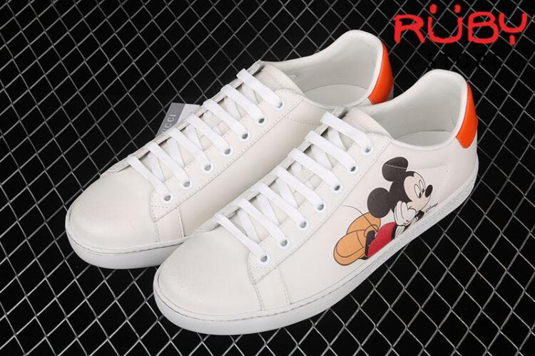 Giày Gucci Ace x Disney Chuột Mickey Replica 1:1 Cao Cấp