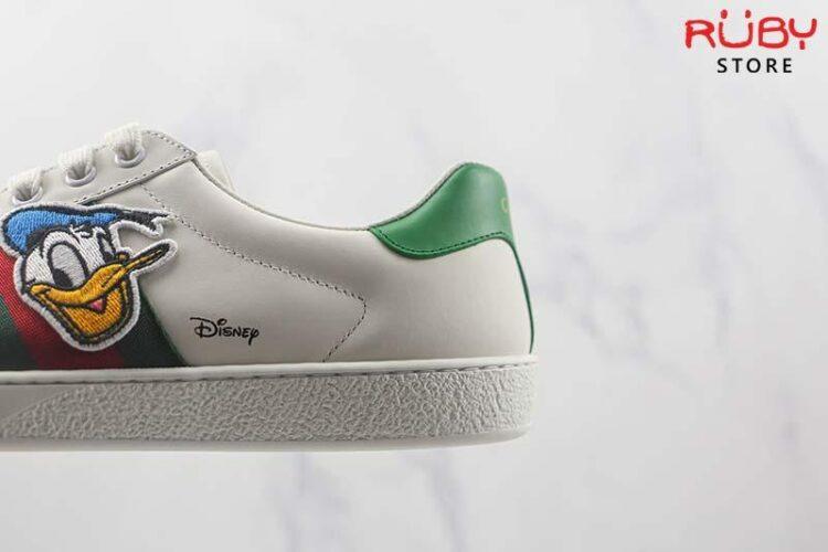 Giày Disney Vịt Donald x Gucci Ace Siêu Cấp (Da Bê - Da Rắn Thật)