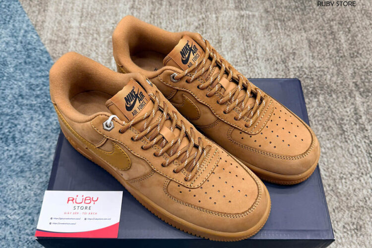 Giày Nike Air Force 1 Low Flax Nâu Best Quality