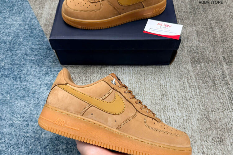 Giày Nike Air Force 1 Low Flax Nâu Best Quality