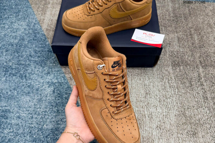 Giày Nike Air Force 1 Low Flax Nâu Best Quality