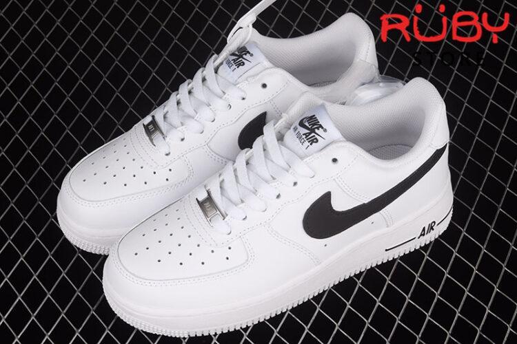 Giày Nike Air Force 1 White Black Trắng Đen