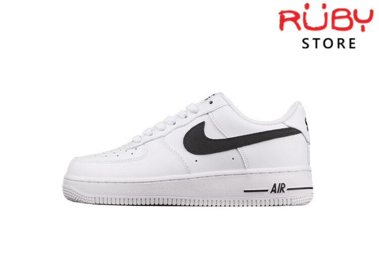 Giày Nike Air Force 1 White Black Trắng Đen