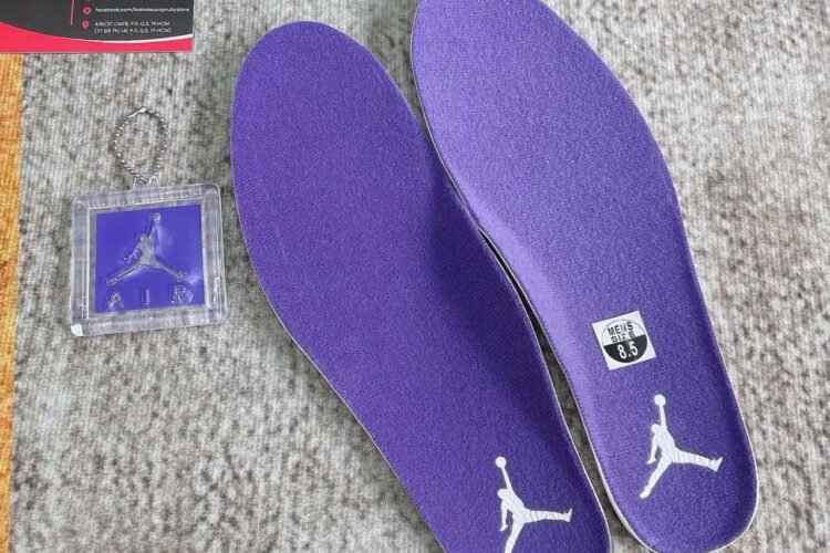 Giày Air Jordan 4 Metallic Purple Trắng Tím