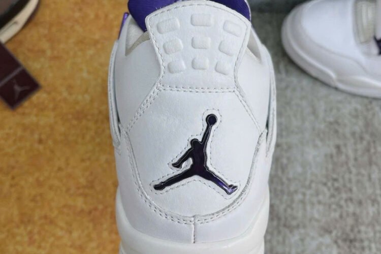 Giày Air Jordan 4 Metallic Purple Trắng Tím