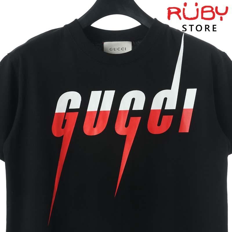 Áo thun Gucci Blade Print màu đen rep 11 | Ruby Store