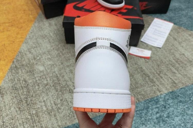 Giày Jordan 1 High Electro Orange Trắng Cam