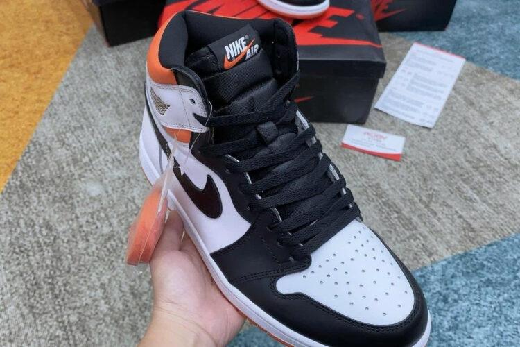 Giày Jordan 1 High Electro Orange Trắng Cam