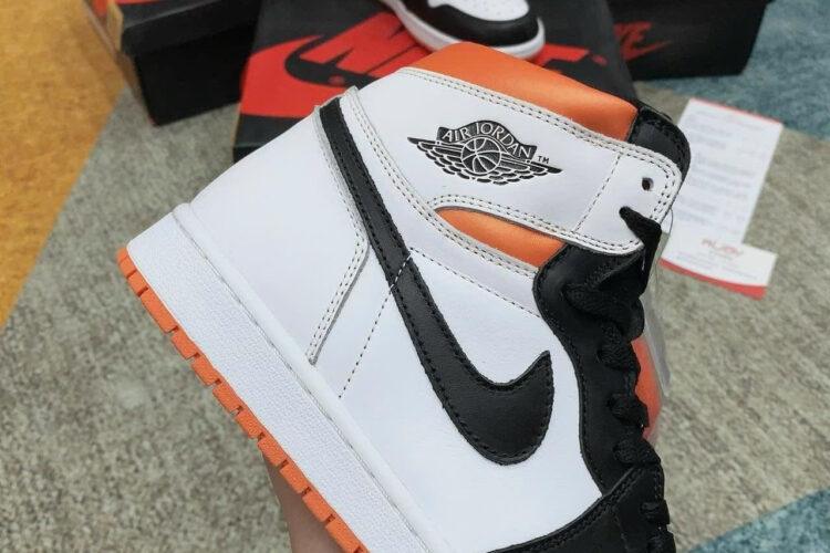 Giày Jordan 1 High Electro Orange Trắng Cam
