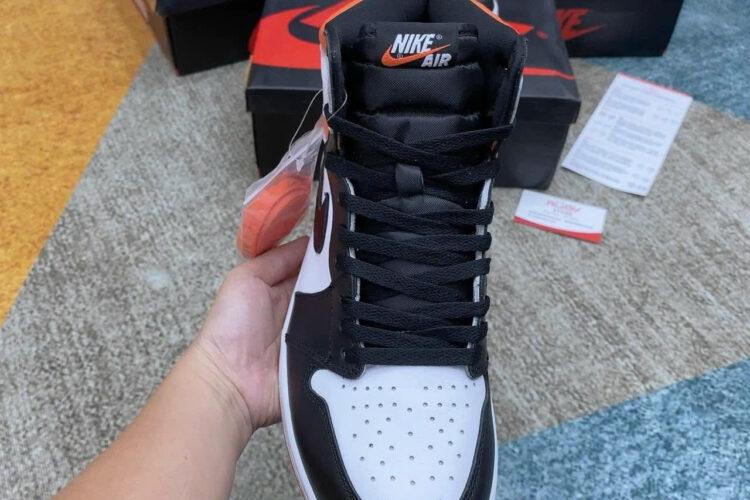 Giày Jordan 1 High Electro Orange Trắng Cam