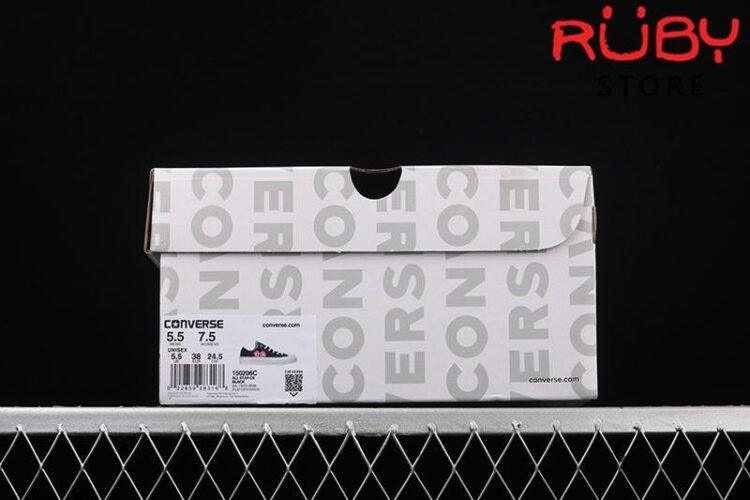 Giày Converse Comme Des Garcons Trái Tim Đen Cổ Thấp