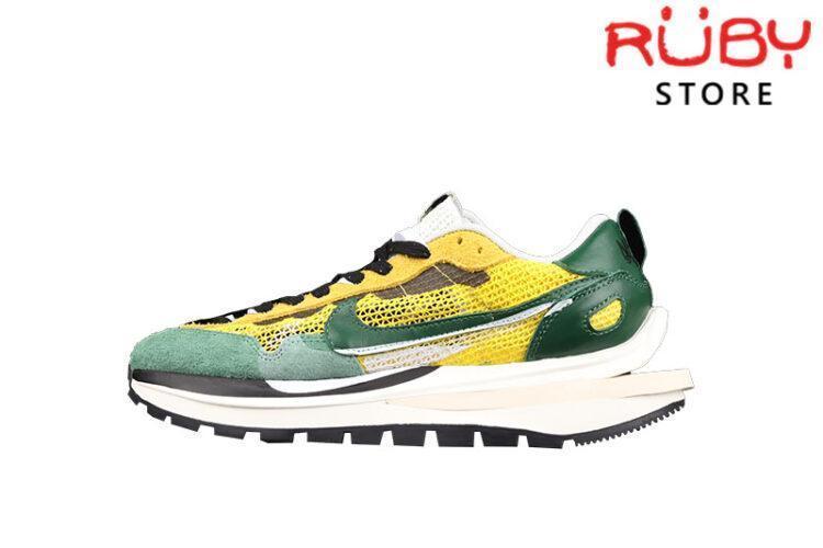 Giày Nike Vaporwaffle sacai Tour Yellow Stadium Green Vàng Xanh