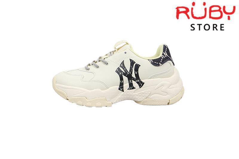Giày Sneaker MLB Bigball Chunky Mono Heel Boston Red Sox White