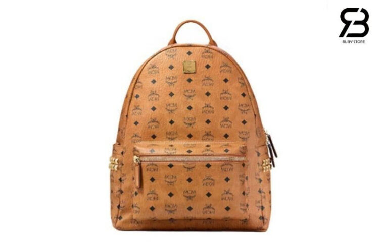 Ba Lô Stark Side Studs Backpack in Visetos Nâu 40CM